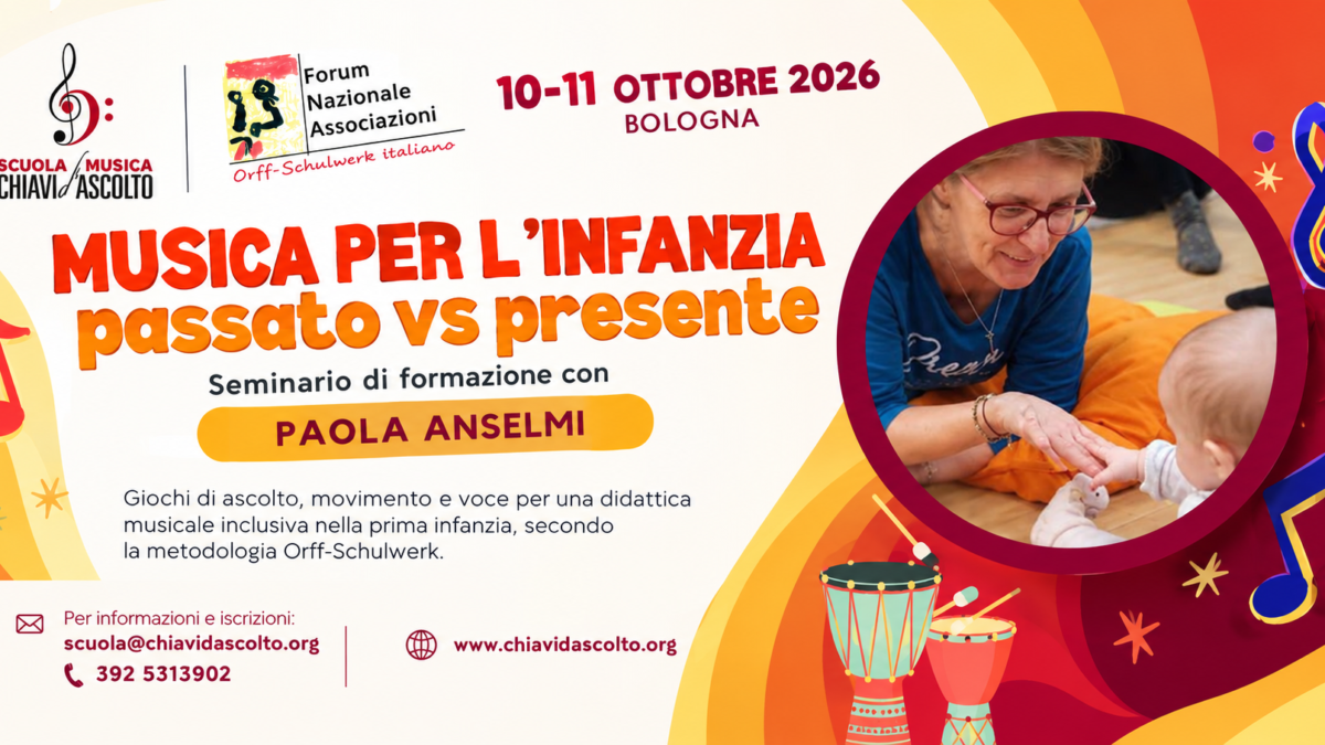 Musica per l’infanzia: passato vs presente. Un seminario con Paola Anselmi