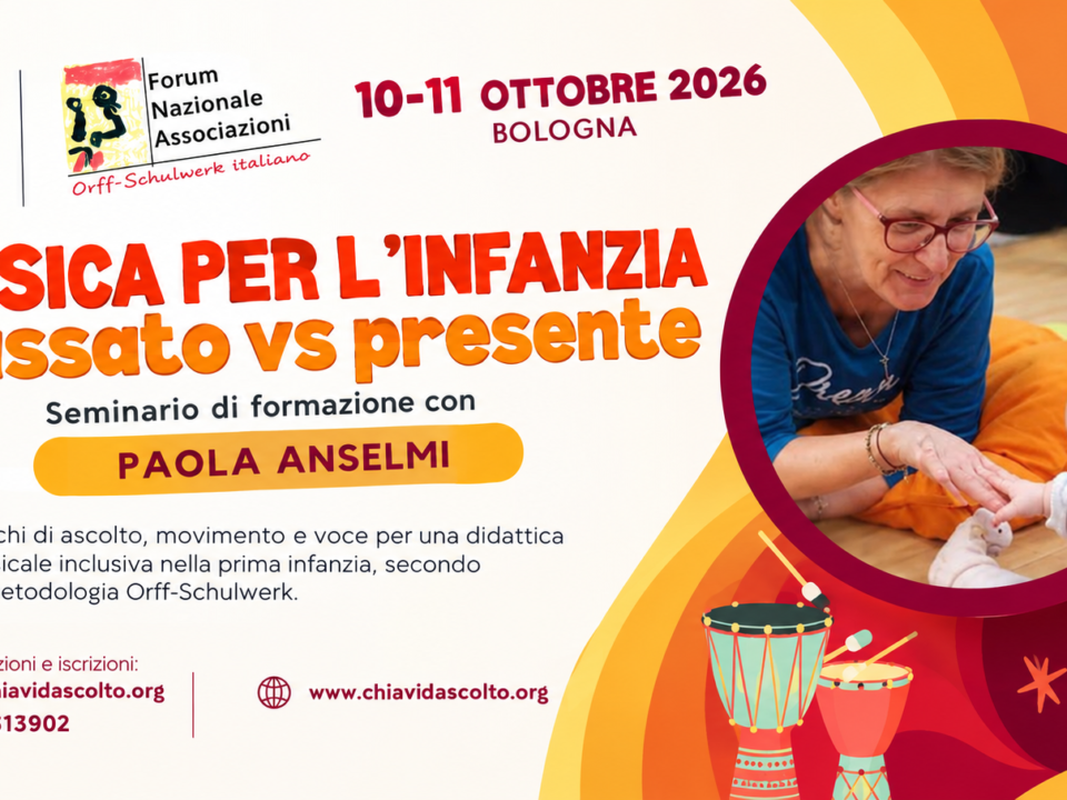 Musica per l’infanzia: passato vs presente. Un seminario con Paola Anselmi